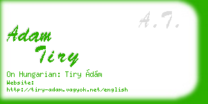 adam tiry business card